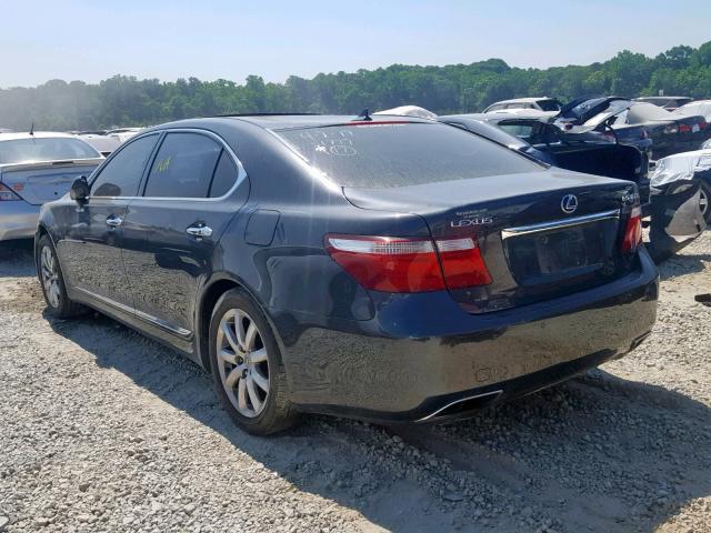 JTHGL46F075011777 - 2007 LEXUS LS 460L GRAY photo 3