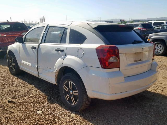 1B3HB28B38D696115 - 2008 DODGE CALIBER WHITE photo 3