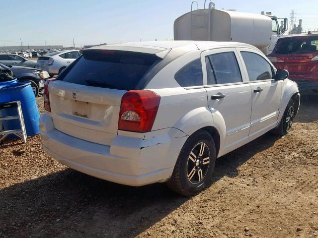 1B3HB28B38D696115 - 2008 DODGE CALIBER WHITE photo 4