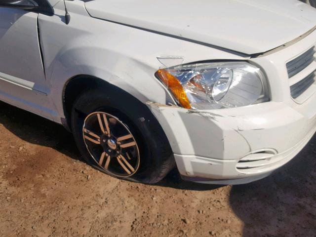 1B3HB28B38D696115 - 2008 DODGE CALIBER WHITE photo 9