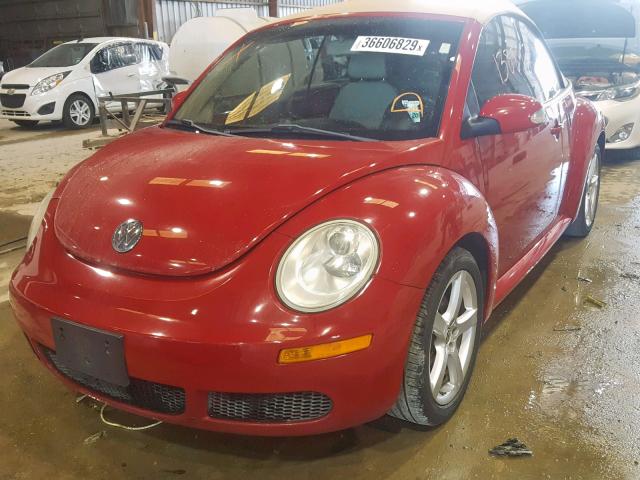 3VWRG31Y39M400988 - 2009 VOLKSWAGEN NEW BEETLE Qırmızı foto 2