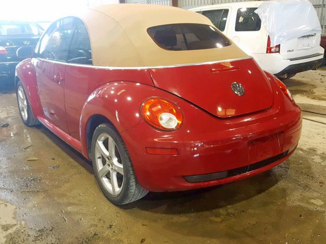 3VWRG31Y39M400988 - 2009 VOLKSWAGEN NEW BEETLE Qırmızı foto 3