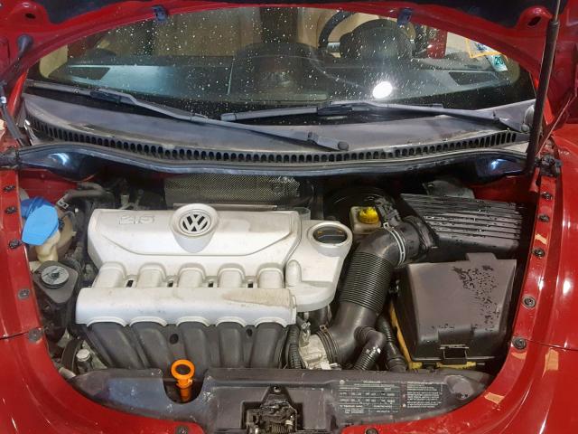 3VWRG31Y39M400988 - 2009 VOLKSWAGEN NEW BEETLE Qırmızı foto 7