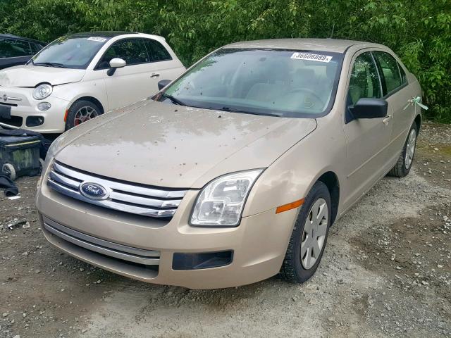 3FAHP06Z58R181358 - 2008 FORD FUSION S TAN photo 2