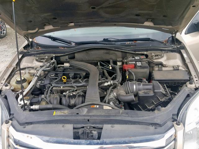 3FAHP06Z58R181358 - 2008 FORD FUSION S TAN photo 7