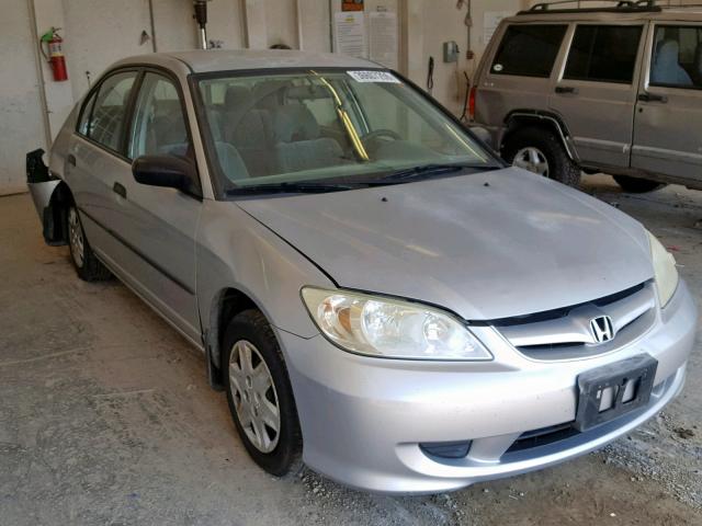 2HGES16324H635778 - 2004 HONDA CIVIC DX V SILVER photo 1