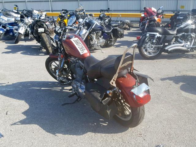 1HD4CR2149K437468 - 2009 HARLEY-DAVIDSON XL883 L RED photo 3