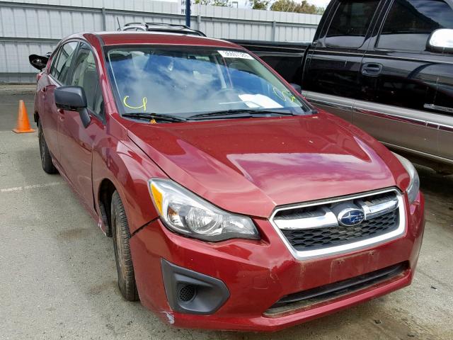 JF1GPAA62D1891532 - 2013 SUBARU IMPREZA RED photo 1