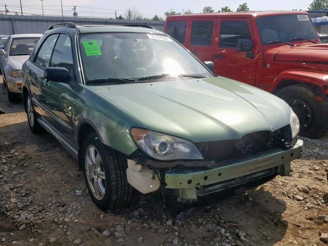 JF1GG68626G810757 - 2006 SUBARU IMPREZA OU GREEN photo 1