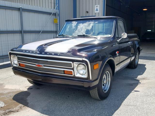 CS148F185138 - 1968 CHEVROLET PICK UP BLACK photo 2