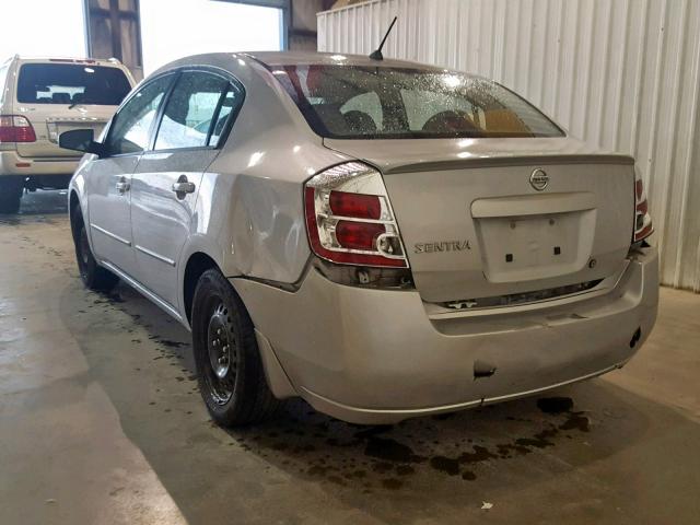 3N1AB61E68L672075 - 2008 NISSAN SENTRA 2.0 SILVER photo 3