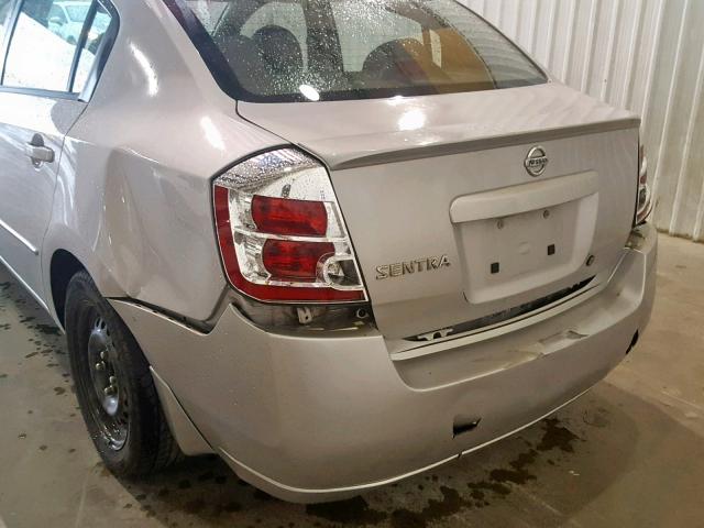 3N1AB61E68L672075 - 2008 NISSAN SENTRA 2.0 SILVER photo 9