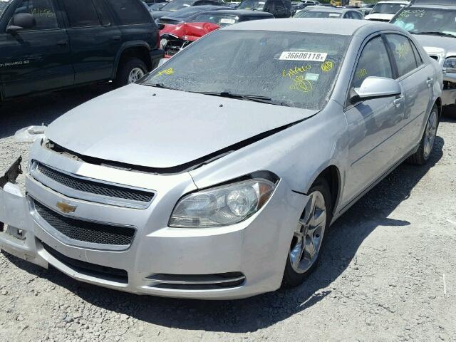 1G1ZC5E01AF319211 - 2010 CHEVROLET MALIBU 1LT SILVER photo 2