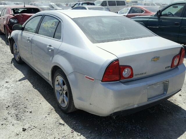 1G1ZC5E01AF319211 - 2010 CHEVROLET MALIBU 1LT SILVER photo 3