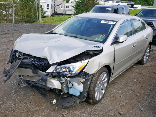 1G4GC5G37EF208427 - 2014 BUICK LACROSSE BEIGE photo 2