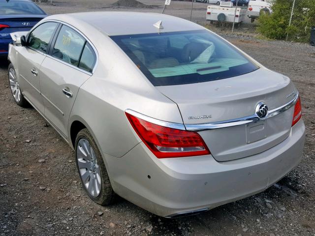 1G4GC5G37EF208427 - 2014 BUICK LACROSSE BEIGE photo 3