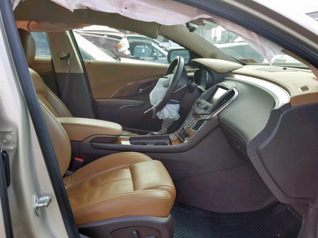 1G4GC5G37EF208427 - 2014 BUICK LACROSSE BEIGE photo 5