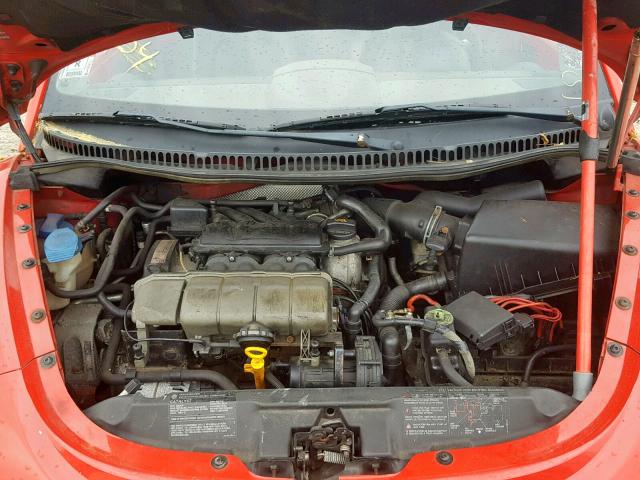 3VWCM21YX4M309816 - 2004 VOLKSWAGEN NEW BEETLE 红色 照片 7