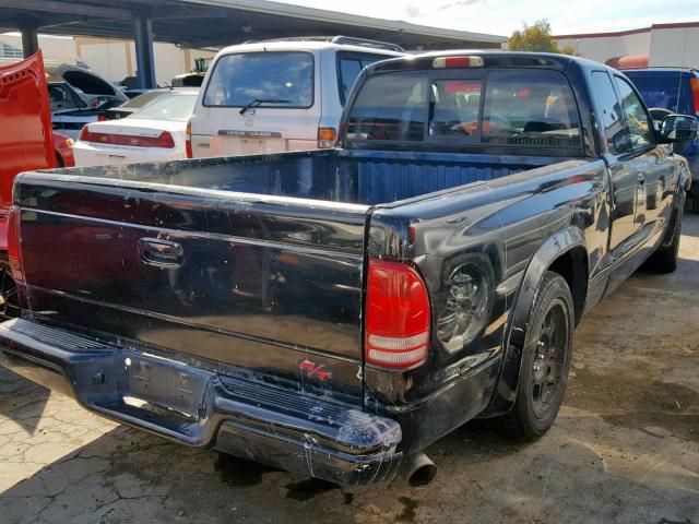 1B7GL32ZX2S651016 - 2002 DODGE DAKOTA SPO BLACK photo 4