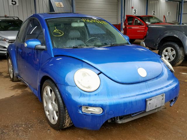 3VWDD21C43M437444 - 2003 VOLKSWAGEN NEW BEETLE ლურჯი ფოტო 1