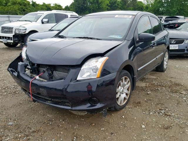 3N1AB6AP4CL757989 - 2012 NISSAN SENTRA 2.0 BLACK photo 2