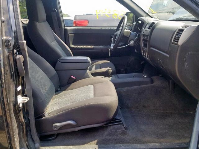 1GCJSDFE8C8139890 - 2012 CHEVROLET COLORADO L BLACK photo 5