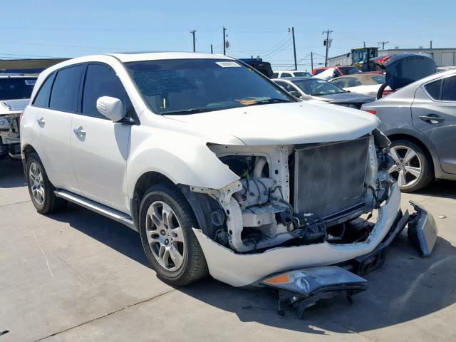 2HNYD28298H531479 - 2008 ACURA MDX WHITE photo 1