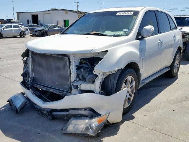 2HNYD28298H531479 - 2008 ACURA MDX WHITE photo 2