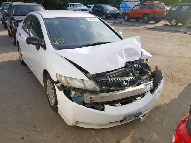 2HGFA1F35AH515542 - 2010 HONDA CIVIC VP WHITE photo 1