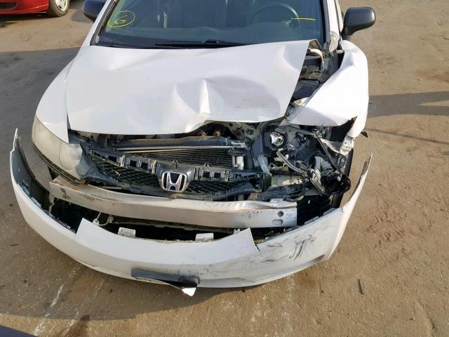 2HGFA1F35AH515542 - 2010 HONDA CIVIC VP WHITE photo 7