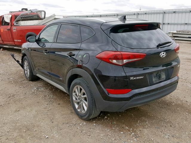 KM8J3CA44JU751137 - 2018 HYUNDAI TUCSON SEL BLACK photo 3