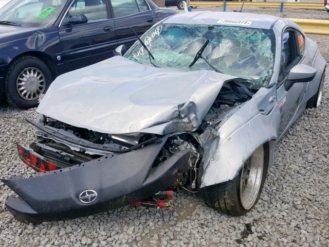 JF1ZNAA13D2730815 - 2013 TOYOTA SCION FR-S SILVER photo 2