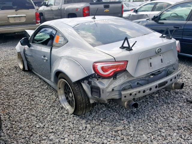 JF1ZNAA13D2730815 - 2013 TOYOTA SCION FR-S SILVER photo 3