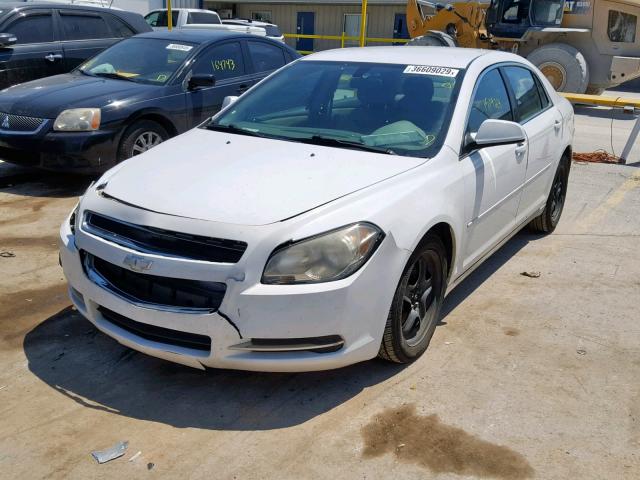1G1ZC5E01AF167365 - 2010 CHEVROLET MALIBU 1LT WHITE photo 2