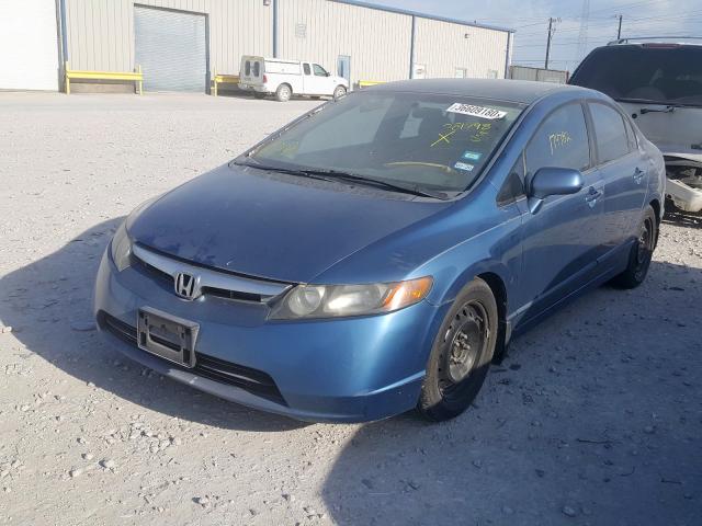 1HGFA16578L081798 - 2008 HONDA CIVIC LX  photo 2