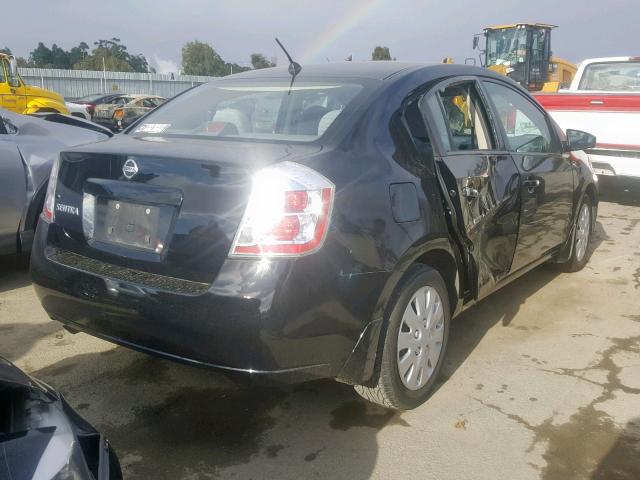 3N1AB61E28L609247 - 2008 NISSAN SENTRA 2.0 BLACK photo 4