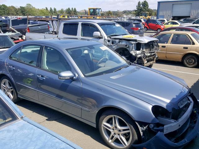 WDBUF56X47B038488 - 2007 MERCEDES-BENZ E 350 BLUE photo 1