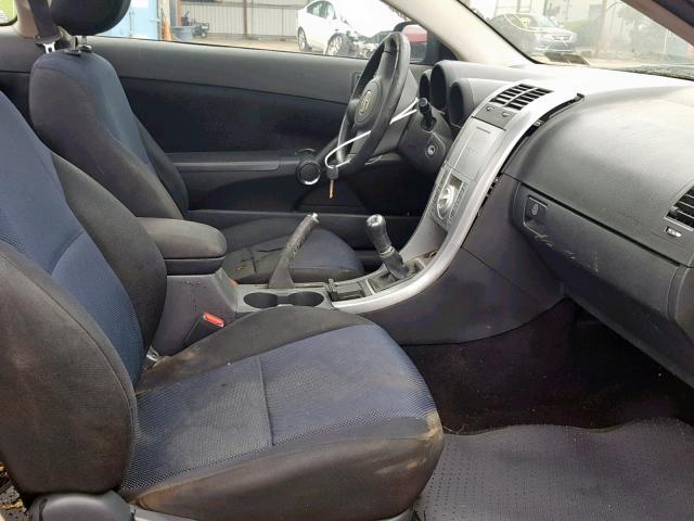 JTKDE177X50029470 - 2005 TOYOTA SCION TC შავი ფოტო 5