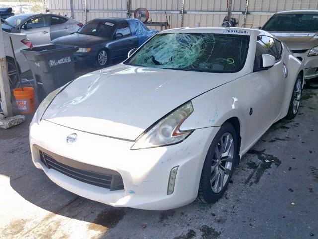 JN1AZ4EHXEM632040 - 2014 NISSAN 370Z BASE WHITE photo 2