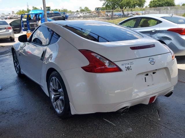 JN1AZ4EHXEM632040 - 2014 NISSAN 370Z BASE WHITE photo 3