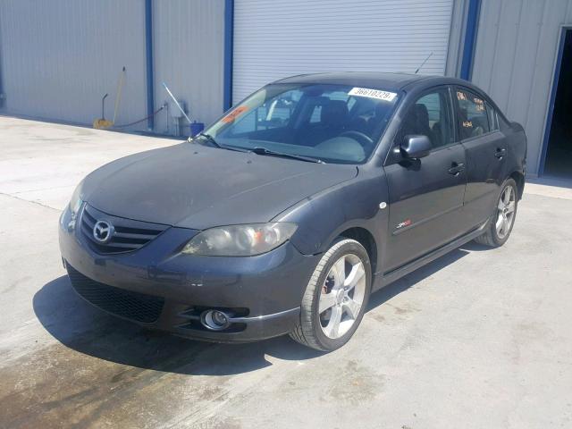 JM1BK323651263302 - 2005 MAZDA 3 S GRAY photo 2