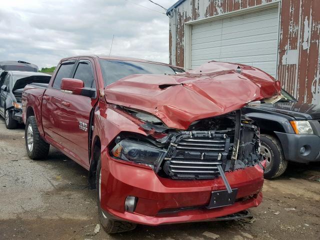 1C6RR7MT5FS699429 - 2015 RAM 1500 SPORT RED photo 1