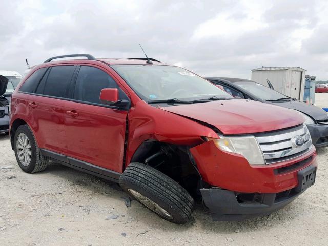 2FMDK3JC0ABB20091 - 2010 FORD EDGE SEL RED photo 1