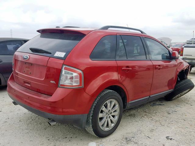 2FMDK3JC0ABB20091 - 2010 FORD EDGE SEL RED photo 4