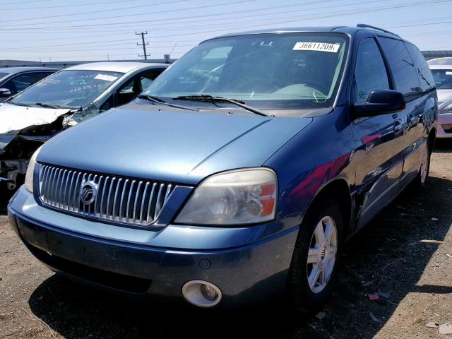 2MRDA20234BJ05886 - 2004 MERCURY MONTEREY BLUE photo 2