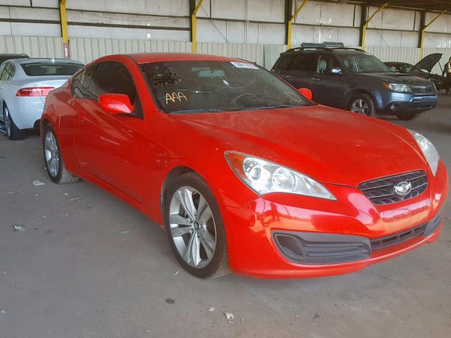 KMHHT6KD7BU063505 - 2011 HYUNDAI GENESIS CO RED photo 1