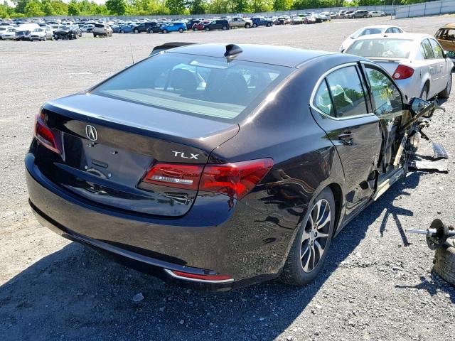 19UUB1F32FA000735 - 2015 ACURA TLX BROWN photo 4