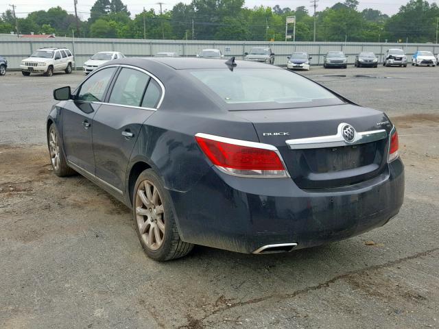 1G4GE5EV8AF235743 - 2010 BUICK LACROSSE C BLACK photo 3