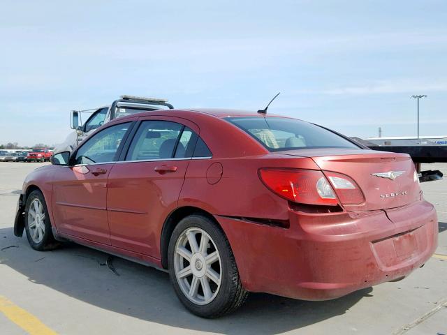 1C3LC56R87N563855 - 2007 CHRYSLER SEBRING TO RED photo 3