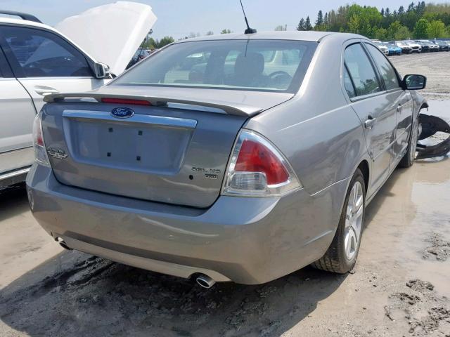 3FAHP02168R267584 - 2008 FORD FUSION SEL GRAY photo 4